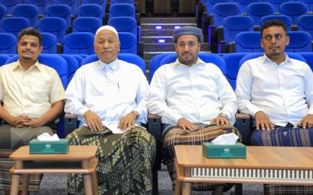 الشيخ العكبري يزور مجموعة المحضار ويشيد بإسهاماتها التنموية والتعليمية