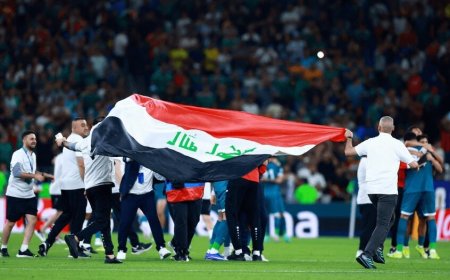 قرار صادم قبيل صافرة البداية!!.. (الفيفا) يمنع منتخب العراق من رفع علم بلاده