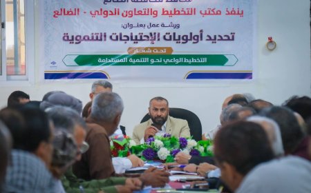 احتياجات الضالع التنموية على طاولة السلطة المحلية.. ورشة لتحديد الأولويات وتعزيز فرص التمويل