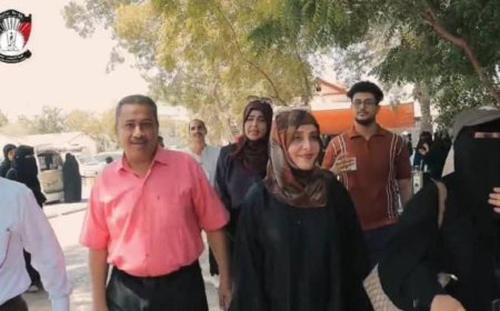 مدير عام الثقافة بعدن...تشارك في فعالية أسبوع الطالب الجامعي بكلية التربية 