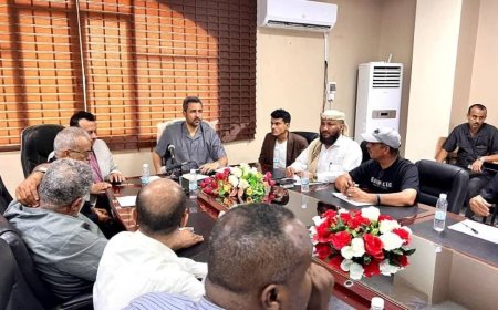محافظ لحج يناقش مع وفد "UNDP" إعداد الخطة الخمسية للتنمية (2026-2030) للمديريات المستهدفة .. 