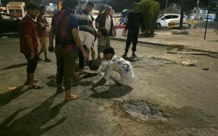 الجاوي يوجه بتكريم شباب من المعلا لتبنيهم مبادرة مجتمعية لردم حفريات في شارع الشهيد مدرم 