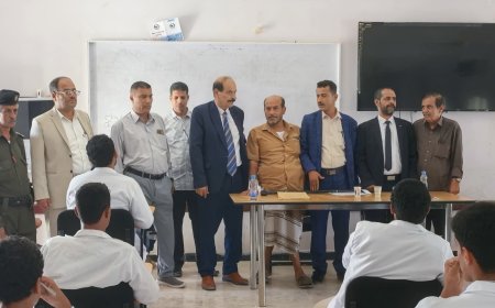 الدغاري يدشّن امتحانات معهد أمين ناشر الصحي ويشيد بمستوى التأهيل والانضباط الأكاديمي