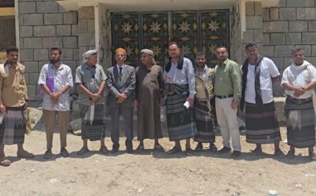 رئيس محكمة استئناف لحج يتفقد محاكم مديريات يافع ويؤكد أهمية تطوير العمل القضائي
