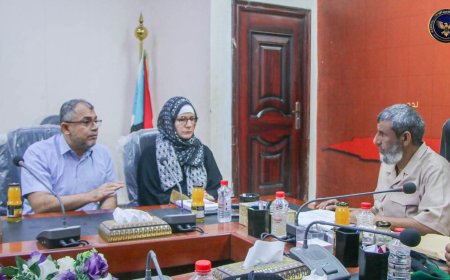 اللواء الجمالي يلتقي رئيسة بعثة اللجنة الدولية للصليب الأحمر بالعاصمة عدن