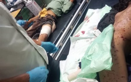 عاجل | محافظ الضالع يوجه باستنفار طبي لضحايا انفجار حوثي أودى بـ13 طفلاً بين شهيد وجريح ويدعو إلى تحرك دولي لإنهاء خطر مخلفات الحرب