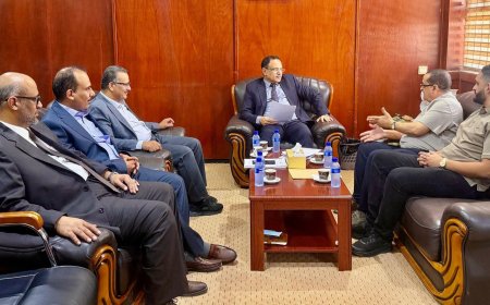 الوزير السقطري يطلع على خطط استكمال مشروع سد حسان في أبين
