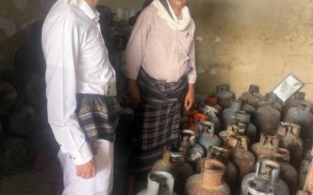 الصناعة والتجارة وشؤون الغاز بشبوة تواصلان حملاتهما الرقابية على محطات بيع الغاز المنزلي بمديرية رضوم