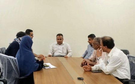 وفد من برنامج الأمم المتحدة الإنمائيUNDPيتفقد ميناء الاصطياد ومركز إنزال الدوكيارد بعدن