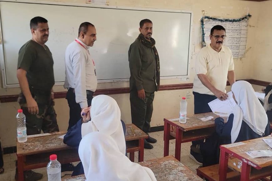 خلال تدشينه إمتحانات إنهاء الثانوية العامة..مدير عام المنصورة يؤكد أهمية الإمتحانات لترسيخ المعلومات لطلبة المدارس