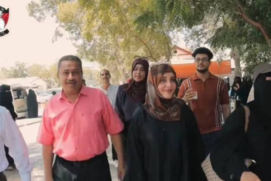 مدير عام الثقافة بعدن...تشارك في فعالية أسبوع الطالب الجامعي بكلية التربية 
