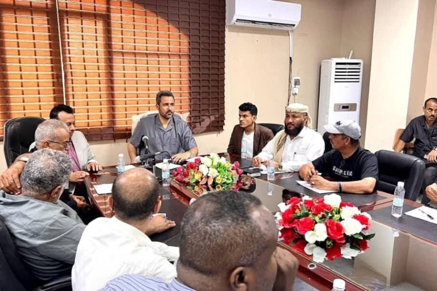محافظ لحج يناقش مع وفد UNDP إعداد الخطة الخمسية للتنمية (2026&2030) للمديريات المستهدفة ..&nbsp;