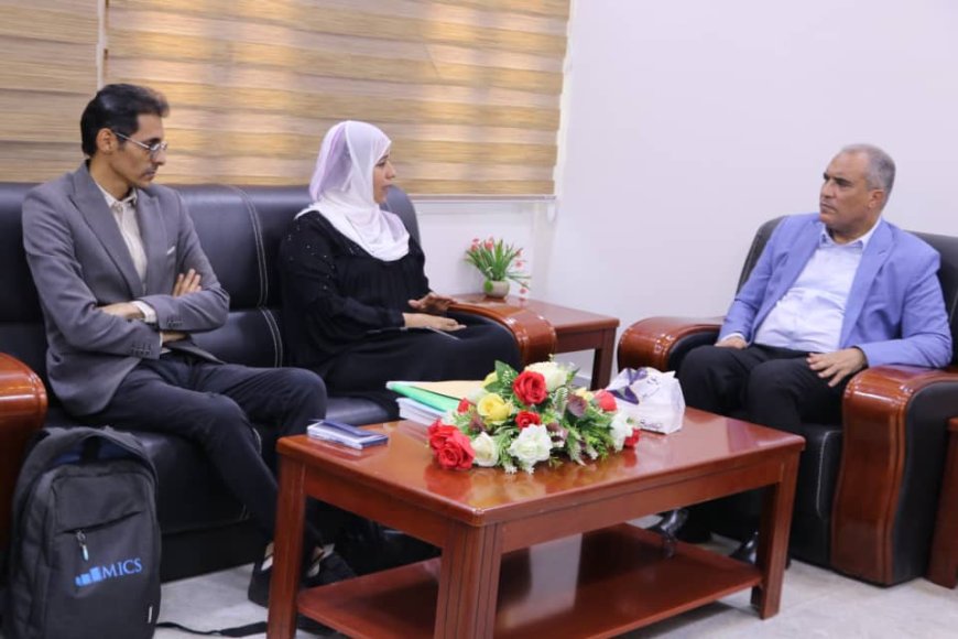 ​وزير التربية والتعليم العبادي يبحث مع رئيسة جهاز الإحصاء تعزيز التعاون وبناء قاعدة بيانات موحدة