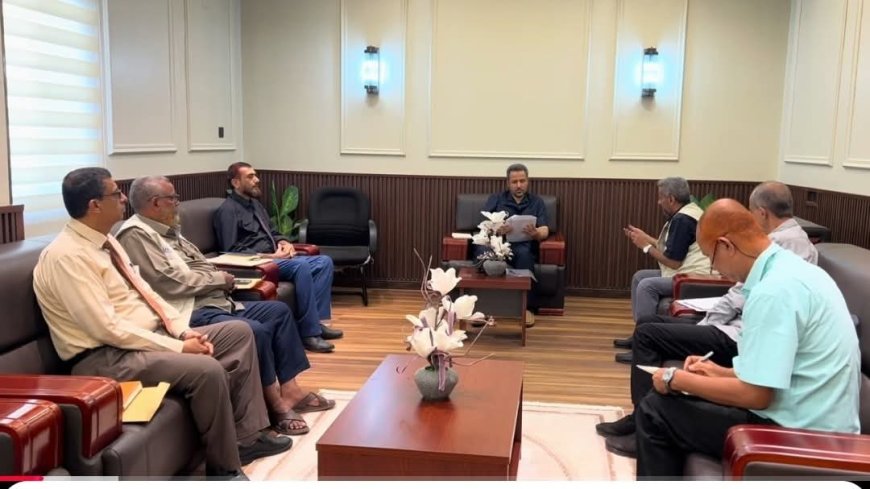 محافظ لحج "الحالمي" يبحث مع منظمة "الوصول الإنساني" آليات تعزيز التدخلات الإنسانية وبرامج الأمن الغذائي .. 