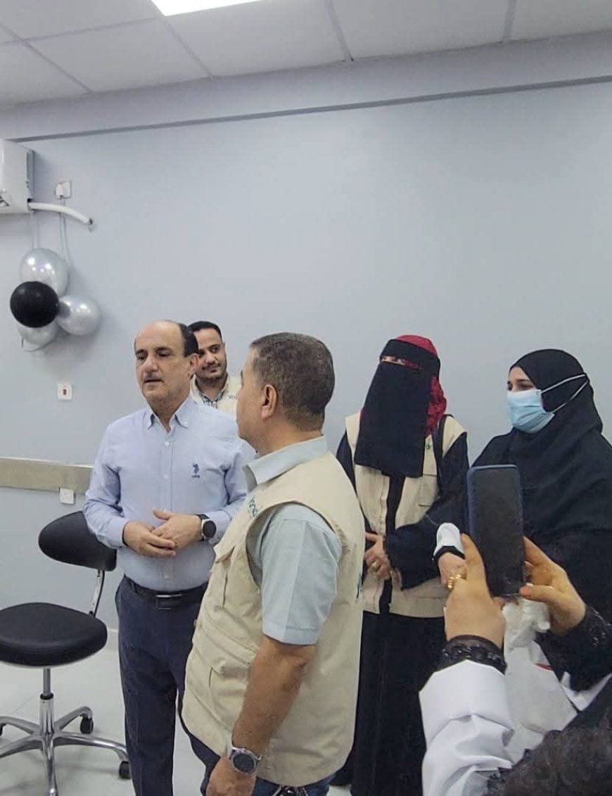 مدير عام دارسعد يفتتح قسم الاشعة وعيادة الأسنان في مركز الأمومة والطفولة شرق المديرية
