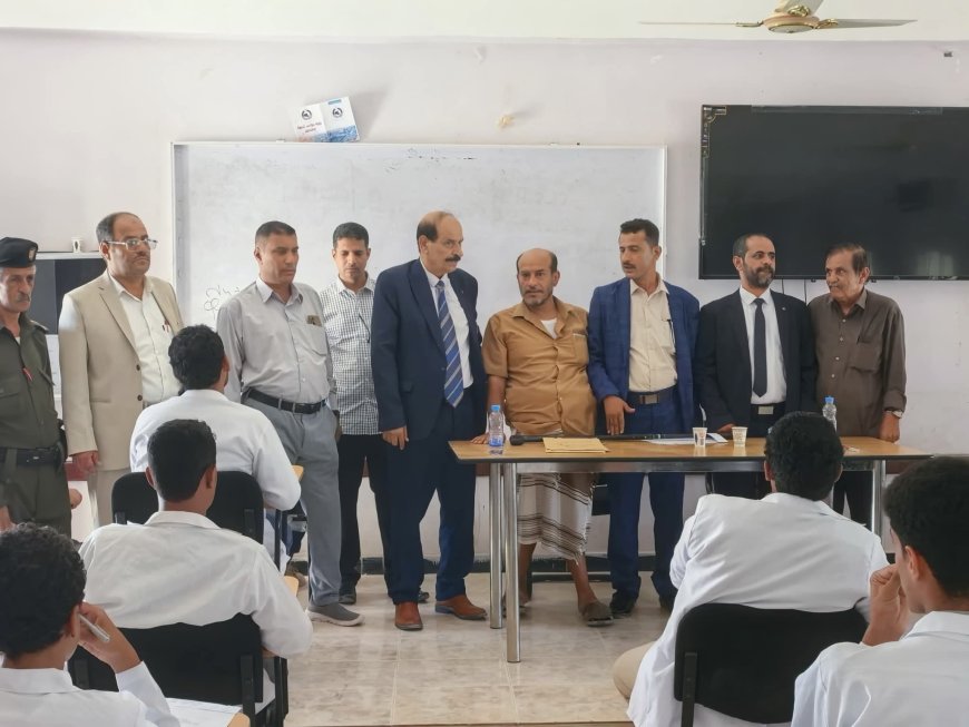 الدغاري يدشّن امتحانات معهد أمين ناشر الصحي ويشيد بمستوى التأهيل والانضباط الأكاديمي