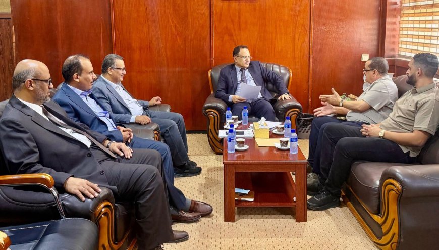 الوزير السقطري يطلع على خطط استكمال مشروع سد حسان في أبين