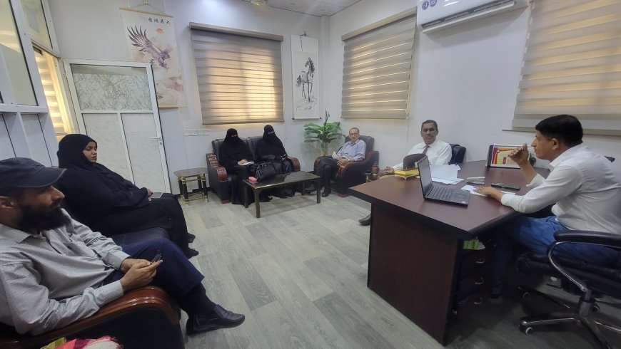 لجنة الاعتماد بكلية اللغات عدن تناقش استكمال المتطلبات