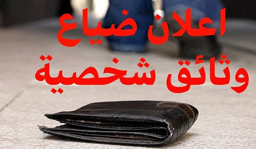 فقدان محفظة بعدن تحتوي على بطاقات ووثائق مهمة.. ومكافأة مجزية لمن يعثر عليها