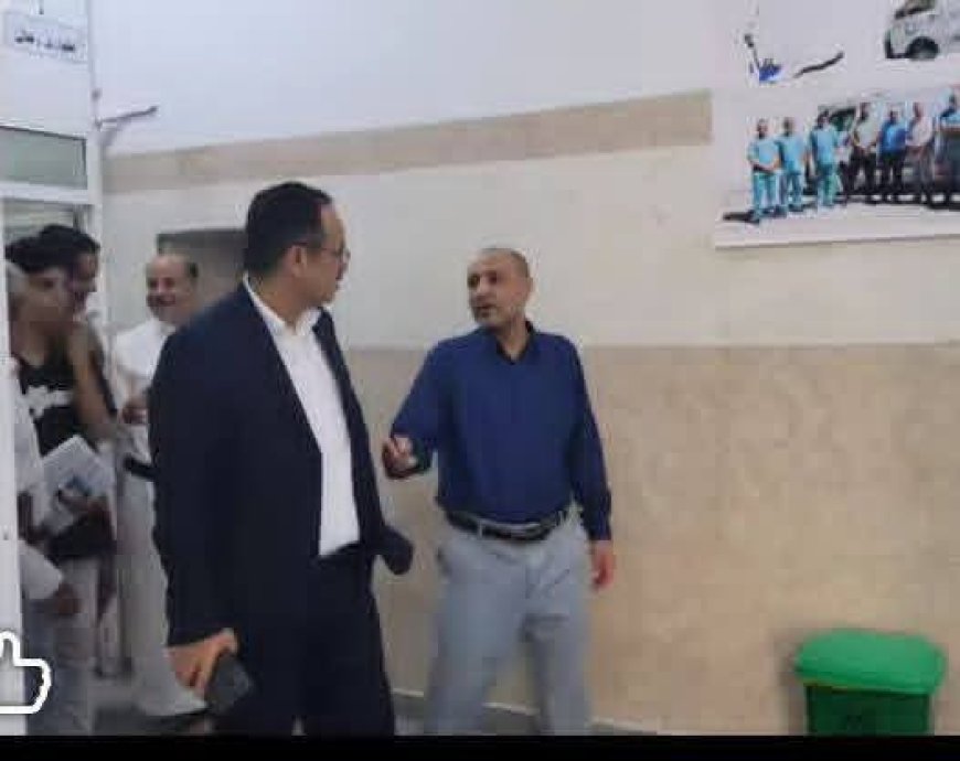مدير صحة تعز يتفقد مستشفى المظفر ويؤكد دعم تطوير الخدمات الصحية