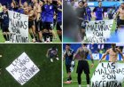 ما سر اللافتة التي رفعها المنتخب الأرجنتيني في مباراته الأخيرة .. و لماذا الاتحاد الأرجنتيني مهدد بالعقوبة ؟