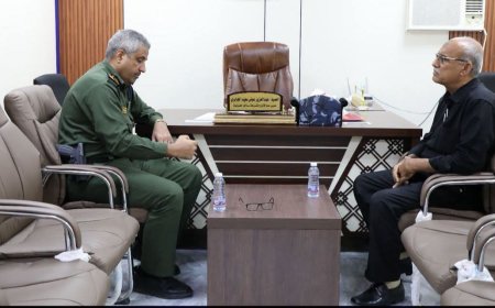 رئيس نيابة استئناف حضرموت يبحث مع مدير الأمن المحافظة تعزيز التنسيق لتسريع إنجاز القضايا