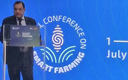 السقطري يشارك في مؤتمر الفاو العالمي ويؤكد: الحوكمة والابتكار شراكة لتحقيق زراعة أكثر استدامة