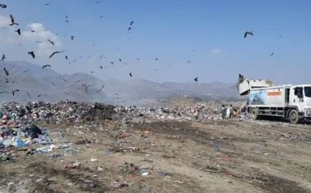تعز..كارثة بيئية تهدد سكان عقاقة فيها.. مطالبات عاجلة بوقف حرق النفايات وإنشاء مصنع لإعادة التدوير