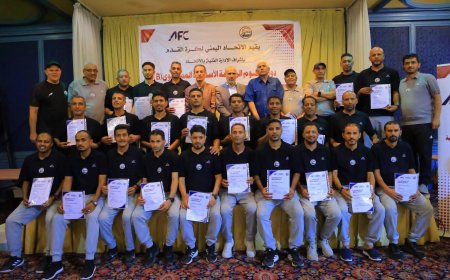 المدرب الشاب صدر الدين بن عبود الشيخ يختتم مشاركته في المرحلة الثانية من دبلوم الرخصة الآسيوية للمدربين (المستوى B) بصنعاء 