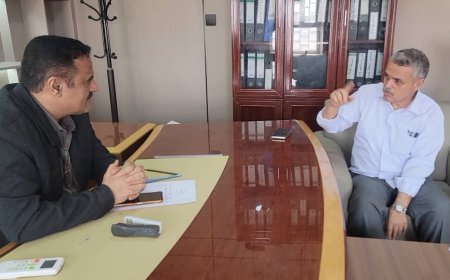 ترجمة لتوجيهات وزير الدولة - محافظ العاصمة عدن - عبدالرحمن شيخ.."الداؤودي" يناقش مع مدير أشغال عدن تنفيذ مشروع إعادة تأهيل كورنيش كود النمر بالبريقة