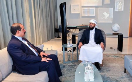 المحرّمي يستقبل وزير الداخلية ويطّلع على مستجدات الأوضاع الأمنية