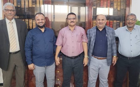 إجراء دور التسليم والإستلام بين المديرين الخلف و السلف في مديرية المنصورة بعدن