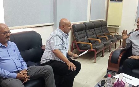 الشعبي يناقش مع مدير عام مستشفى الأمراض النفسية تحسين جودة الخدمة الصحية