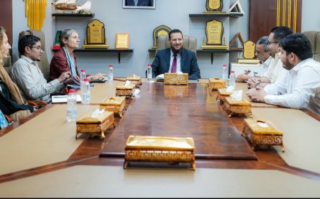 المحافظ عبد الرحمن شيخ يبحث مع السفيرة الهولندية سبل إشراك السلطات والمجتمع المحلي في تحديد أولويات المشاريع