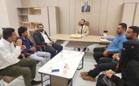 محافظ أبين يلتقي باللجنة التحضيرية لمؤتمر شباب أبين.