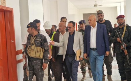 المحافظ شمسان يدشن المرحلة الأولى من مركز الأطراف الصناعية والعلاج الطبيعي بتعز بتكلفة 416 ألف دينار كويتي بتمويل من دولة الكويت