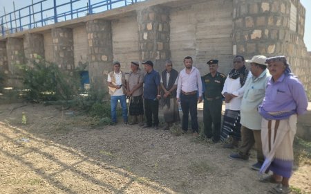 الصندوق الاجتماعي للتنمية يسلّم مشروع قيد باحيد والقنوات الزراعية بمديرية حبان إلى السلطة المحلية