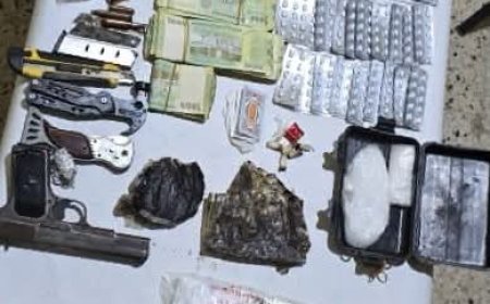 مكافحة المخدرات بساحل حضرموت تُحبط نشاط مروجين مسلحين بالمكلا وتضبط الحشيش والشبو والحبوب المخدرة وسلاحًا آليًا