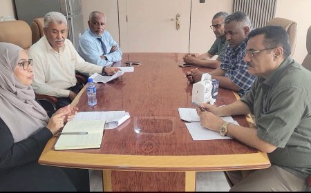 خلال لقائه بوكيل المساعد لوزارة الصحة العامة..مدير البريقة يناقش تفعيل المشاركة المجتمعية والنظام المسائي بالمراكز الصحية وبناء مستشفى عام بالمديرية