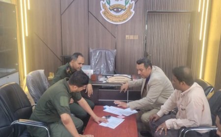 وكيل نيابة غرب المكلا يتفقد أوضاع المحتجزين في إدارة الأمن وإدارة مكافحة المخدرات