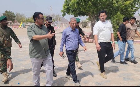 مدير البريقة يؤكد دعم السلطة المحلية لإعادة تأهيل حديقة عدن الصغرى التابعة لشركة مصافي عدن