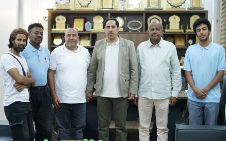 البكري يلتقي رئيس اتحاد بناء الأجسام ويطّلع على اخر ترتيبات بطولة الجمهورية للمحافظات