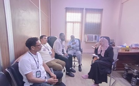 رئيسة الاتحاد العام لنقابات عمال العاصمة عدن تلتقي بنقابة عمال مصافي عدن