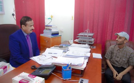 المحافظ بن الوزير يناقش مع الهيئة العامة للشؤون البحرية جاهزية ميناء النشيمة لاستئناف تصدير النفط