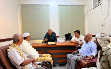 وكيل نيابة غيل باوزير الابتدائية يتفقد أوضاع السجناء بالإصلاحية المركزية