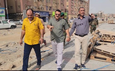 مدير عام البريقة يثمن دور القطاع الخاص في تحسين الصورة الجمالية للمديرية