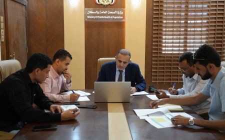 وزير الصحة يرأس اجتماع اللجنة التحضيرية للحملة الوطنية  "قلبك أمانة"