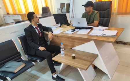 رئيس حلف أبناء الحواشب يلتقي رئيس قسم المسؤولية المجتمعية بالشركة الوطنية للأسمنت