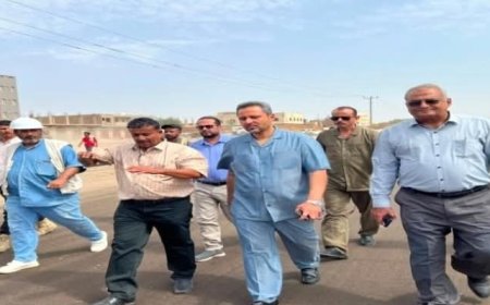 محافظ لحج "مراد الحالمي "يدشن أعمال سفلتة طريق (الحوطة – نوبة دكيم) ضمن مشروع الصيانة الروتينية