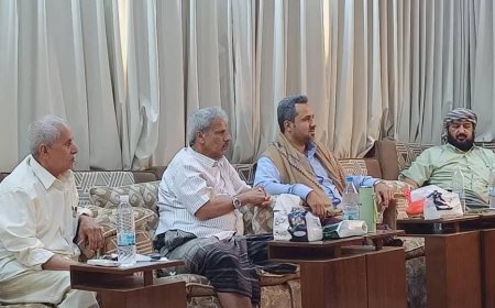 محافظ لحج "الحالمي "يزور مستشار مجلس القيادة الفريق "أحمد تركي" ويؤكدان على وحدة الصف وتعزيز الاستقرار بالمحافظة